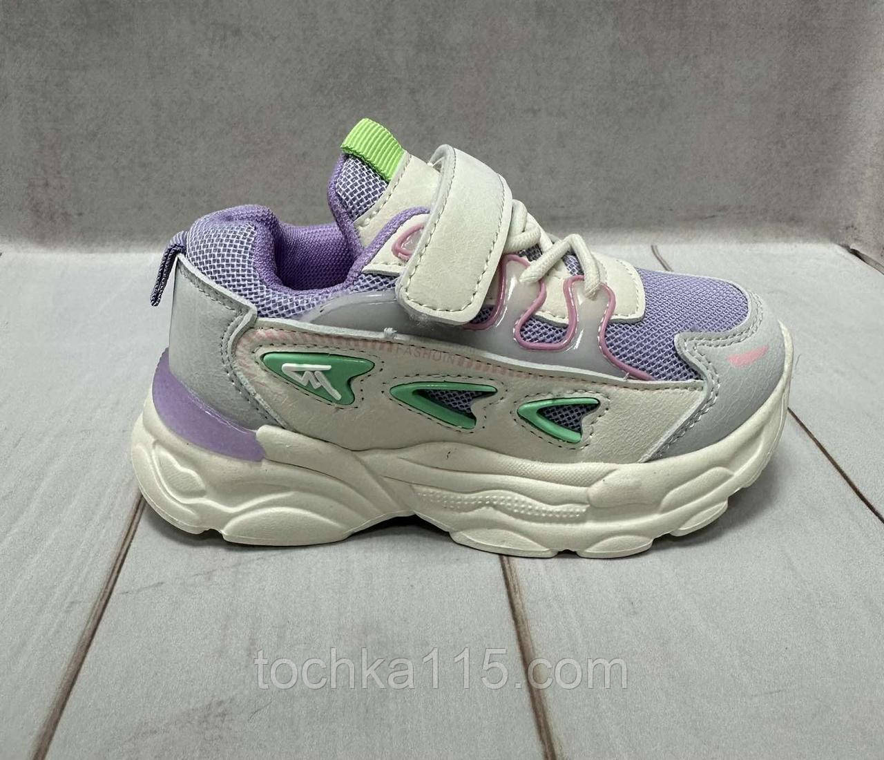 Стильні дитячі кросівки для дівчинки nike kimbo фіолетові 28-29