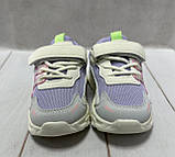Стильні дитячі кросівки для дівчинки nike kimbo фіолетові 28 17,3 см, фото 2