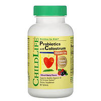 ChildLife Probiotics with Colostrum 92 жувальних таблеток CDL-11100 VB