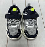 Стильні дитячі кросівки для хлопчика nike kimbo  сірі   28-31, фото 2
