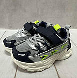 Стильні дитячі кросівки для хлопчика nike kimbo  сірі   28-31, фото 3