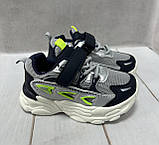 Стильні дитячі кросівки для хлопчика nike kimbo  сірі   28-31, фото 5
