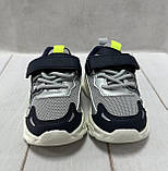 Стильні дитячі кросівки для хлопчика nike kimbo  сірі   28-31, фото 6