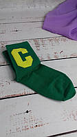Шкарпетки дитячі 36-39 р Зелені