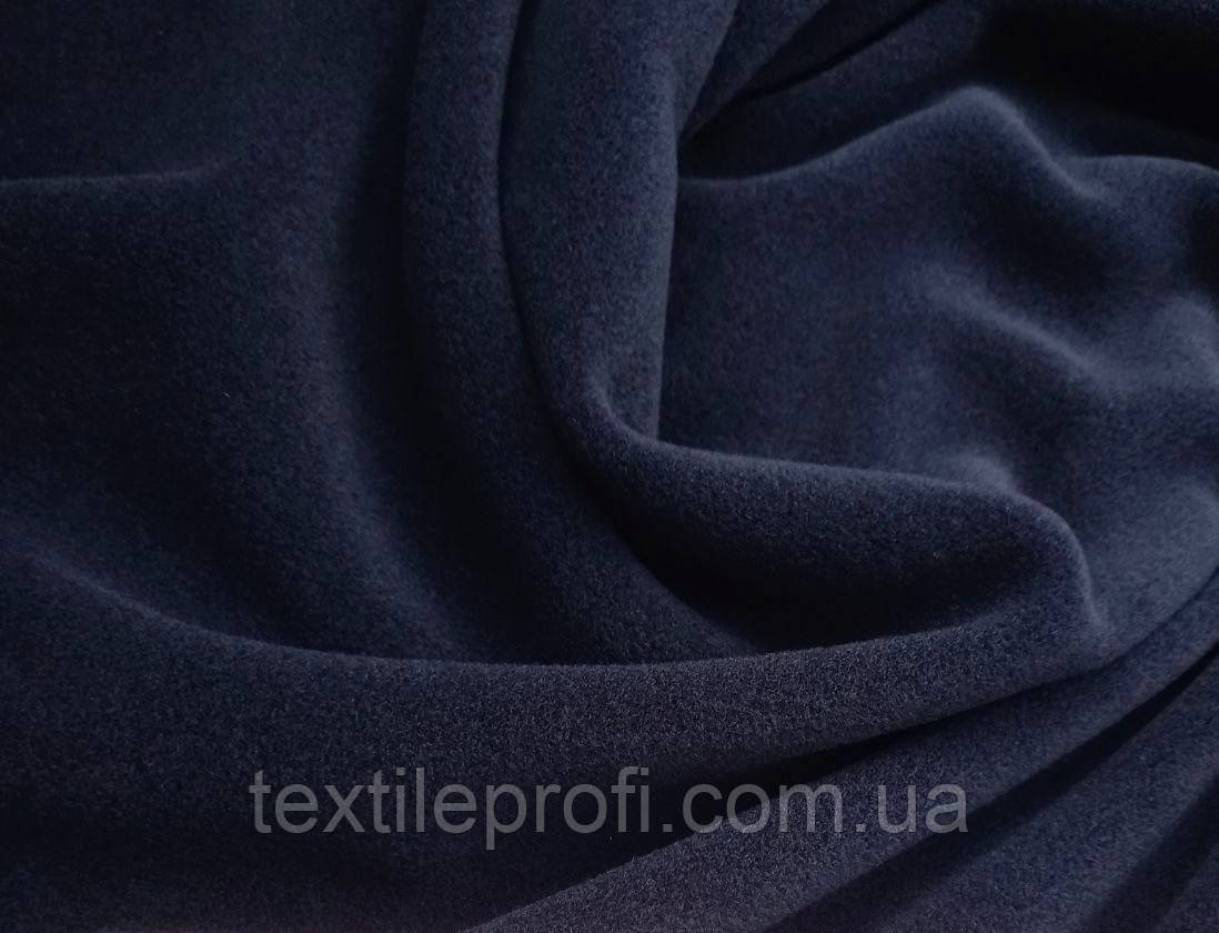 Тканина фліс темно-синього кольору