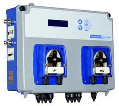 Вимірювально-дозуючий прилад PoolBasic pH/OX із двома вбудованими перистальтичними насосами 1,5 л/год.