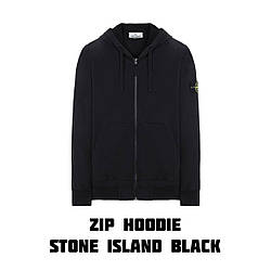 Зіп Худі STONE ISLAND BLACK