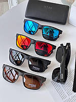Сонцезахисні чоловічі окуляри Polarized оправа пластик різні кольори