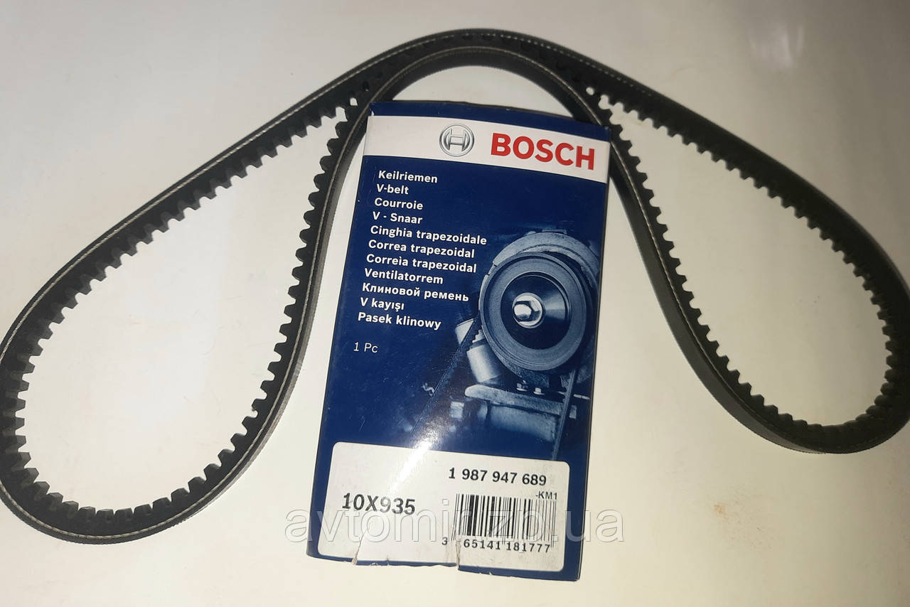 Ремінь генератора ВАЗ 2101-2107 Bosch 10х935, фото 1