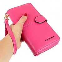 Вместительный и функциональный розовый кошелек-клатч от Baellerry, N3846