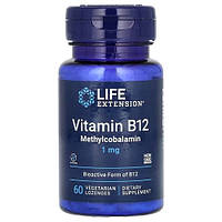 Life Extension Vitamin B12 Methylcobalamin 1 mg 60 льодяників HS