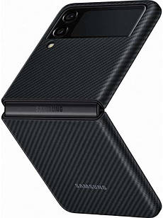 Чехол Samsung Aramid Cover Black для Galaxy Z Flip 3