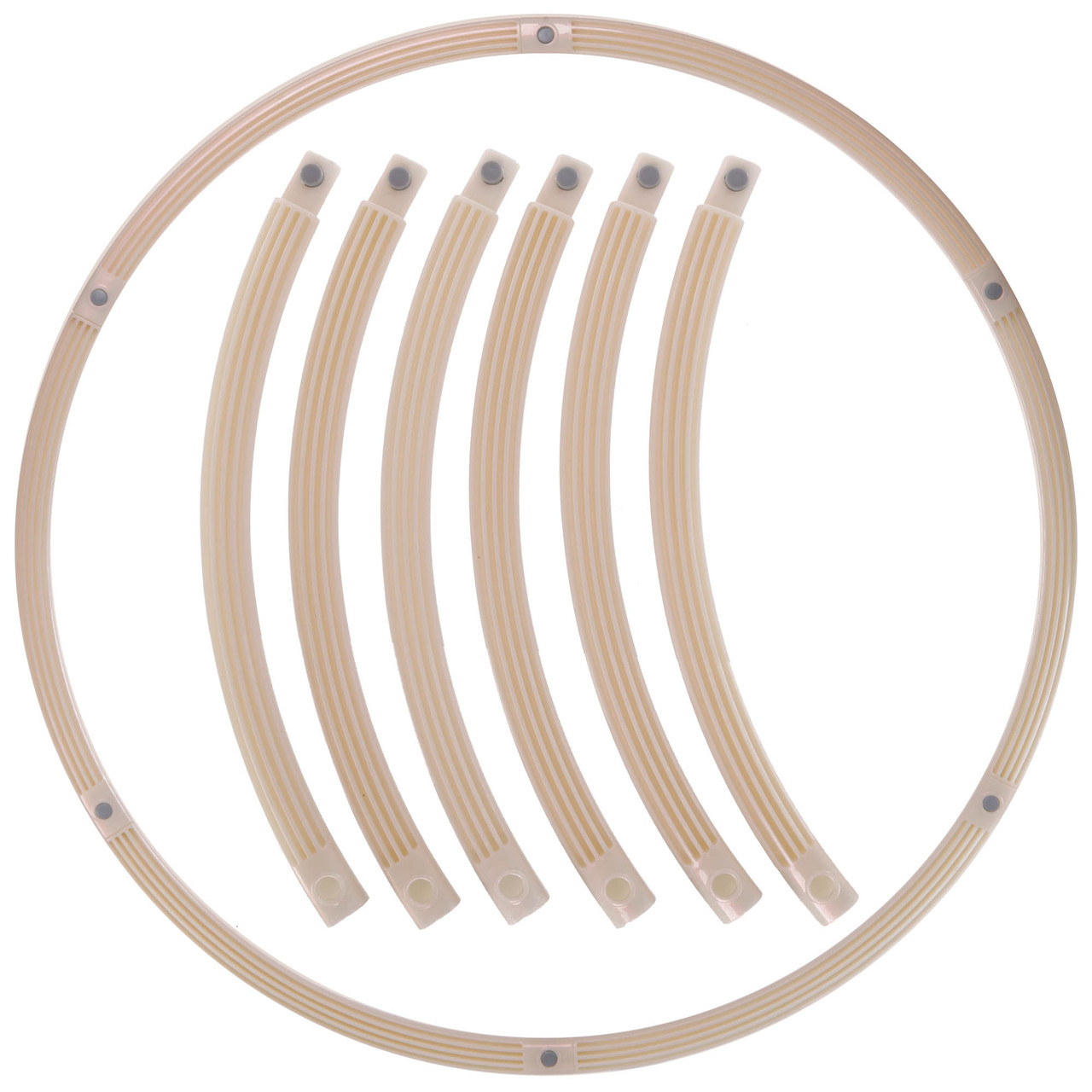 Гімнастичний обруч Хулахуп Hula Hoop PEARL HULA 90 см HR-056, фото 1