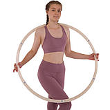 Гімнастичний обруч Хулахуп Hula Hoop PEARL HULA 90 см HR-056, фото 9