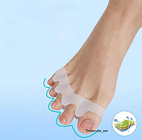 Силиконовый корректор Разделитель для пальцев ног Grand ToeSep (2 шт)
