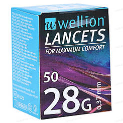 Ланцети Wellion 28 г (G) 50 штук