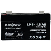 Батарея к ИБП LogicPower LPM 6В 1.3 Ач (4157)