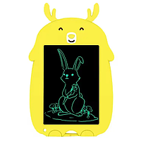 Графический планшет 9" для рисования и заметок Animals LСD |одноцветный| Желтый 44696