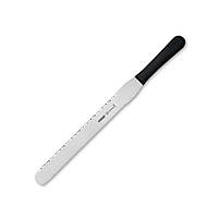 Нож кондитерский с двумя зубчатыми краями Creme 300 мм черный Pirge PRG71194-01