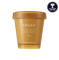 Маска для волосся Nature Republic Argan Essential Deep Care Hair Pack, Арганова маска для волосся