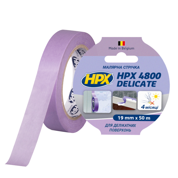 Малярна стрічка HPX 4800 Delicate фіолетова 19мм х 50м