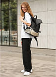 Жіночий рюкзак Sambag ReneDouble чорно-сірий - MegaLavka, фото 4