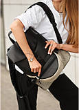 Жіночий рюкзак Sambag ReneDouble чорно-сірий - MegaLavka, фото 8
