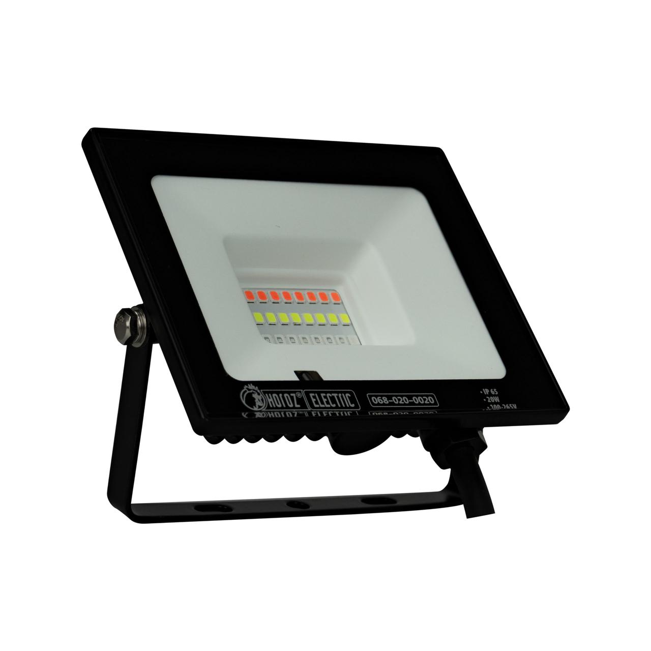 Прожектор LED Remix-20 20W RGB+білий 068-020-0020-010 HOROZ ELECTRIC