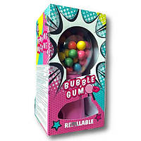 Gumball Machine Bubble Gum Refillable диспенсер для жвачек Розовый 300g Магія у нас