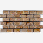 Декоративна ПВХ панель цегла 960х480х4мм Коричневий мармур SW-00001428