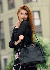 Жіноча спортивна сумка Sambag Vogue ZT чорна - MegaLavka