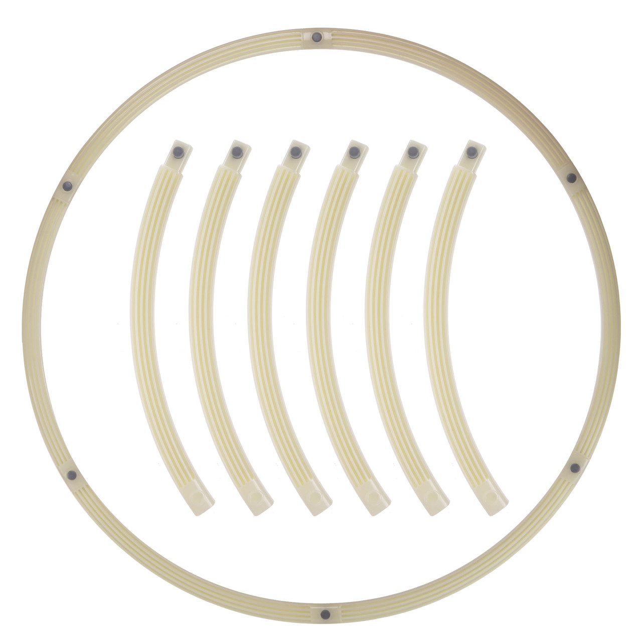 Обруч Хулахуп світний Hula Hoop PRO-SUPRA LUMINOUS 90 см HR-057, фото 1