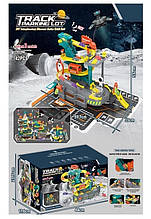 Трек 388-589 "Динозавр", 42 елементи, автоматичний підіймач, звук, мелодія, 5 машинок, у коробці