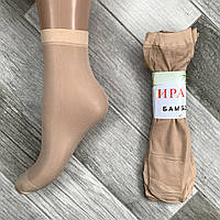 Шкарпетки жіночі капронові рулон, пучок Іра, 23-25 розмір, бежеві №4, 07922