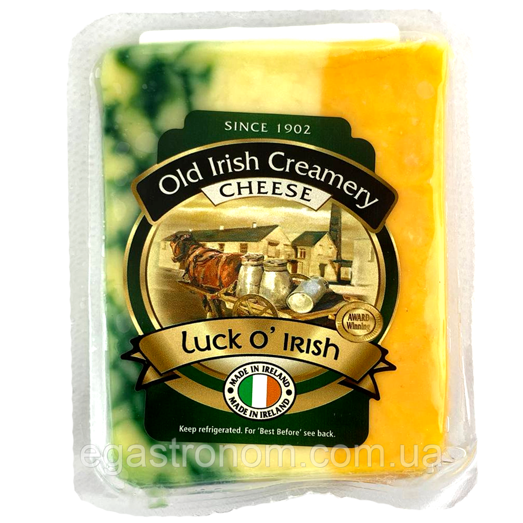 Сир чеддер прапор Олд Айріш Крімері Old Irish Creamery flag 150g 10шт/ящ (Код: 00-00016101)