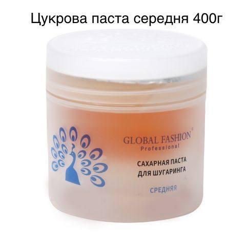 Цукрова паста Global Fashion для шугарингу середня 400 мл