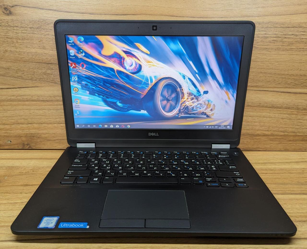Б/в Нетбук Dell Latitude E7270 12.5" 1366x768| Core i5-6300U| 8 GB RAM| 256 GB SSD| HD 520