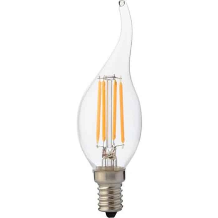 LED лампа FILAMENT FLAME-6 6W Е14 4200К 001-014-0006-030 HOROZ ELECTRIC