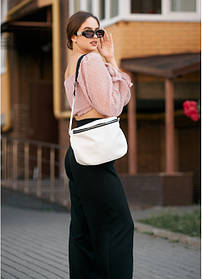 Жіноча сумка Sambag Milano SZS біла - MegaLavka