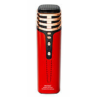 Беспроводной Bluetooth микрофон для караоке Wster WS-838 с функцией изменения голоса Black (2 GM, код: 7942455