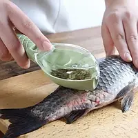 Рыбочистка, прибор для чистки рыбы Fish Scale Scraper with Cover OIU