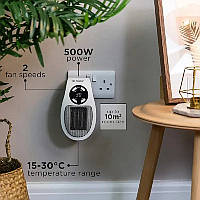 Мобильный тепловентилятор Портативный обогреватель Portable Heater 500w с LCD-дисплеем, Amazon, Германия