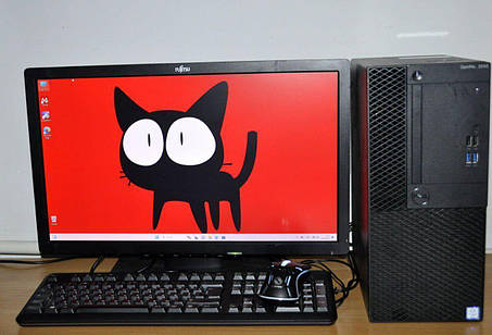 Б/в Комплект: Dell OptiPlex 3050 MT| i3-6100| 16GB RAM| 1000GB SSD NEW| HD 630+Б-клас 24" 1920x1080 Різні бренди, фото 1