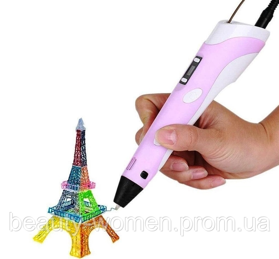 3D ручка PEN-6 c LCD-дисплеем Draw Your Dream (набор трафаретов, графический планшет, 100 м пластика) SH - фото 5 - id-p2164052082