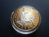 Сувенирная эротическая монета 6 ЕВРО (Камасутра №6)