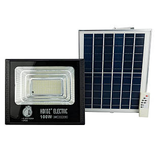 Прожектор LED з сонячною панеллю TIGER-100 100W 6400K 068-012-0100-010 HOROZ ELECTRIC
