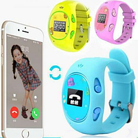 [VN-GPS50Q] Детские часы с GPS-трекером G65 смарт часы с сим-картой . Синий, розовый, желтый SH