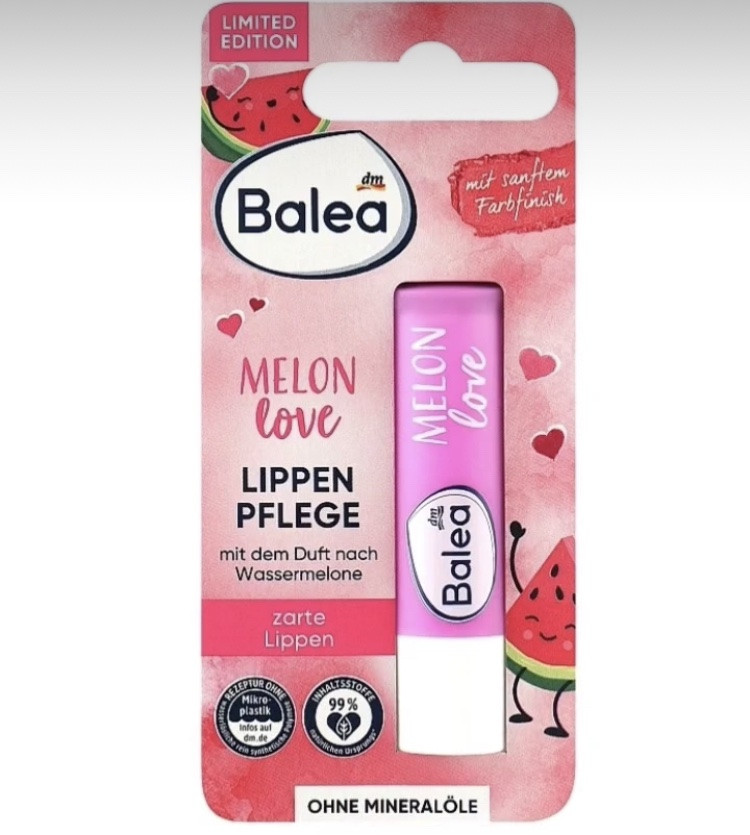 Melon Love Lip Balm від Balea - бальзам для губ з кавуном (6 видів), фото 1