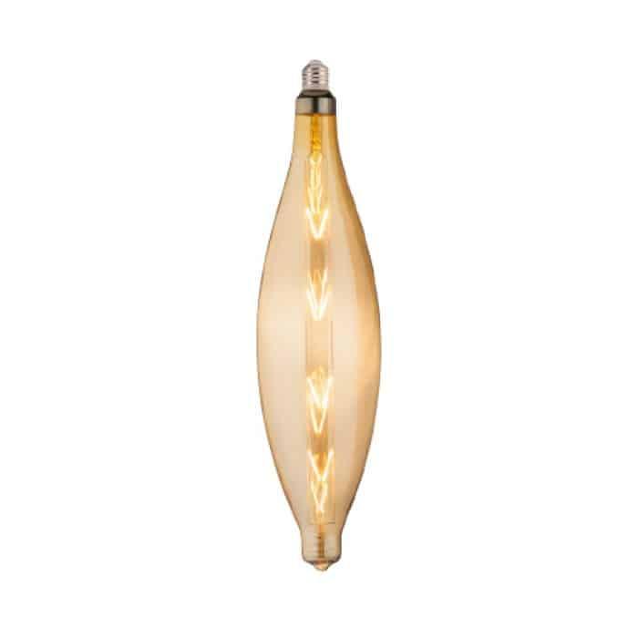 LED лампа Filament ELLIPTIC 8W Е27 Янтар 001-054-0008-010 HOROZ ELECTRIC