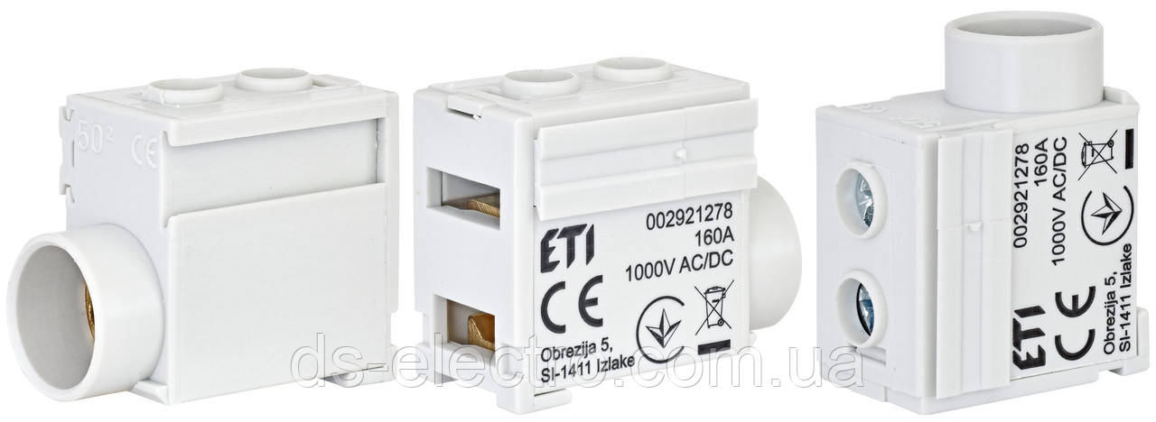 Ввідна клема EFB-50 (50mm2, 160A, 1000V AC/DC)